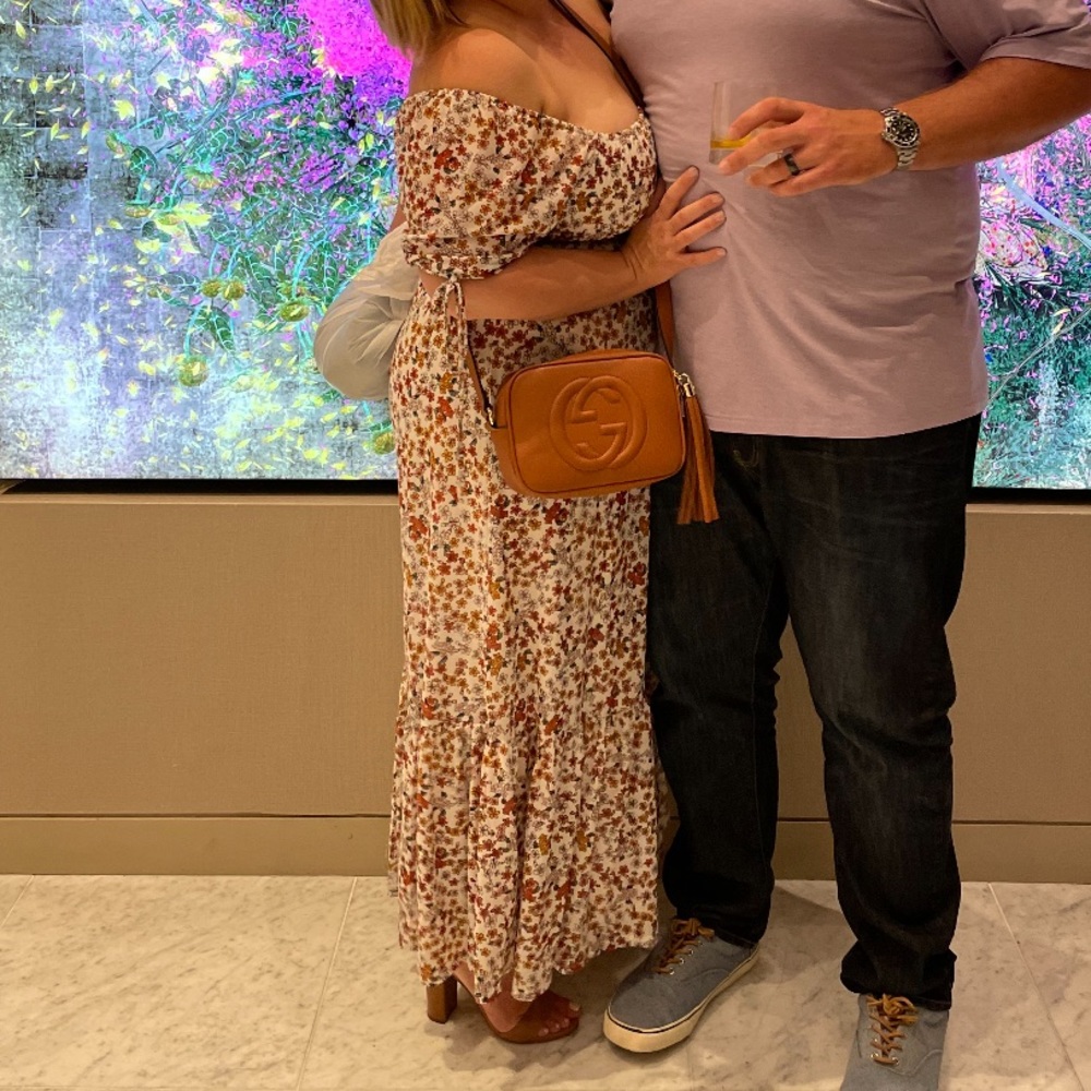 Fall floral dress